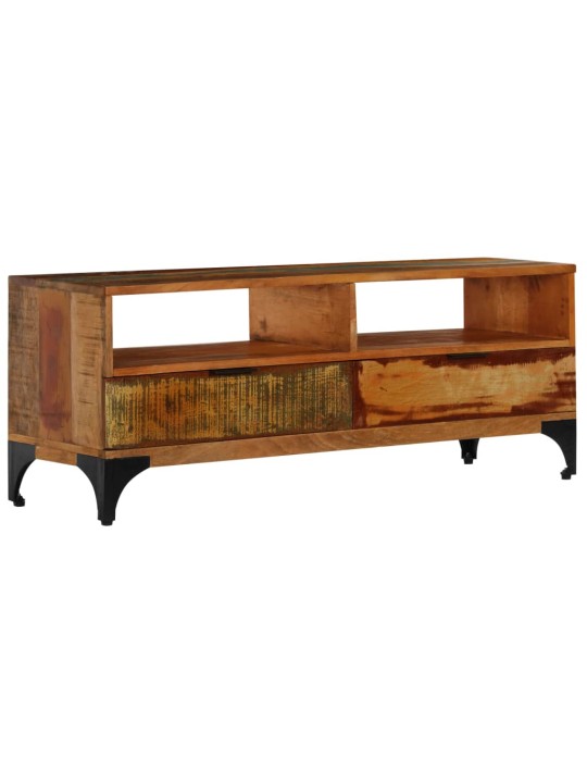 TV stolek 118 x 35 x 45 cm masivní recyklované dřevo