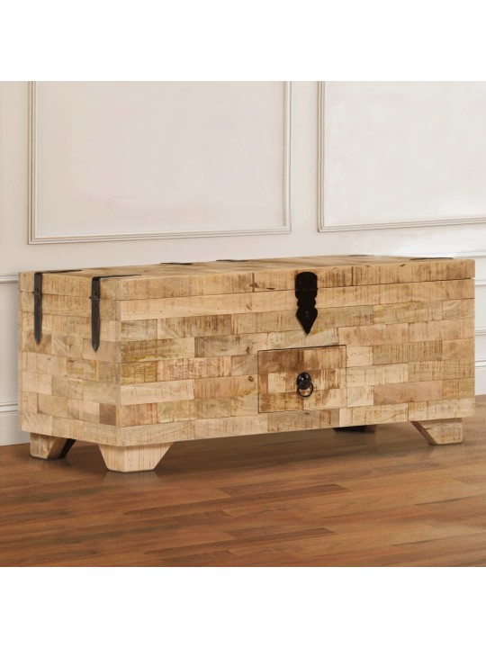 Konferenční stolek masivní mangovníkové dřevo 80 x 40 x 35 cm