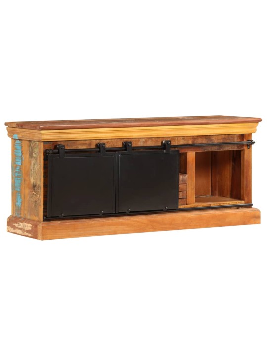 TV stolek 110 x 30 x 45 cm masivní recyklované dřevo