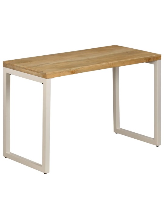 Jídelní stůl 115 x 55 x 76 cm masivní mangovník a ocel