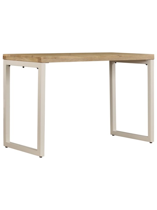 Jídelní stůl 115 x 55 x 76 cm masivní mangovník a ocel