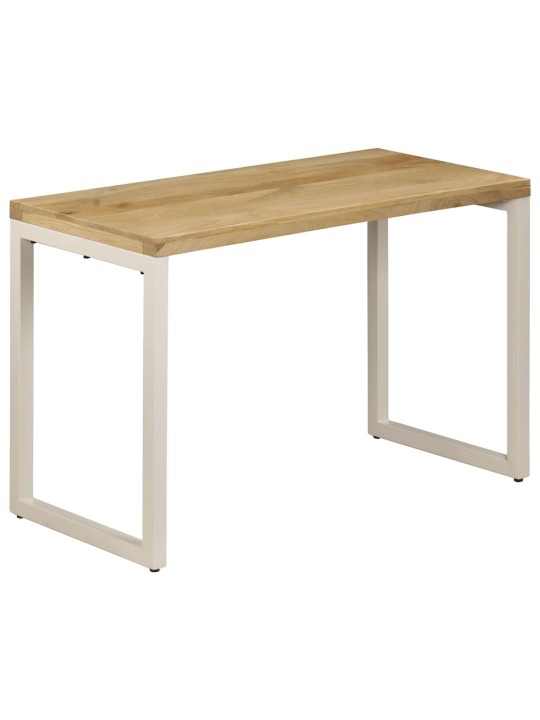 Jídelní stůl 115 x 55 x 76 cm masivní mangovník a ocel