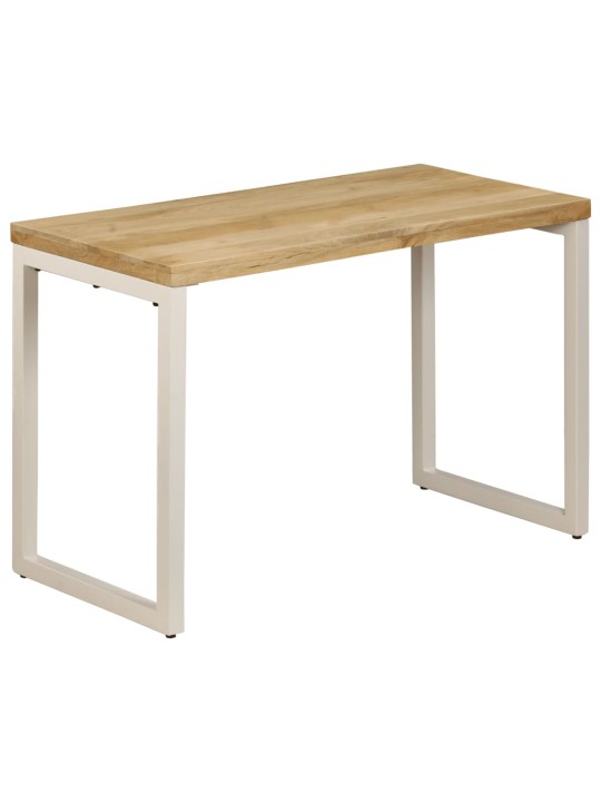 Jídelní stůl 115 x 55 x 76 cm masivní mangovník a ocel