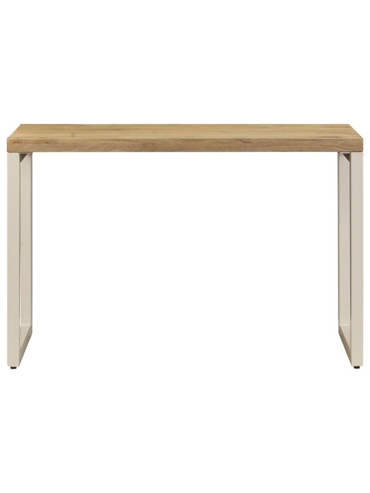 Jídelní stůl 115 x 55 x 76 cm masivní mangovník a ocel