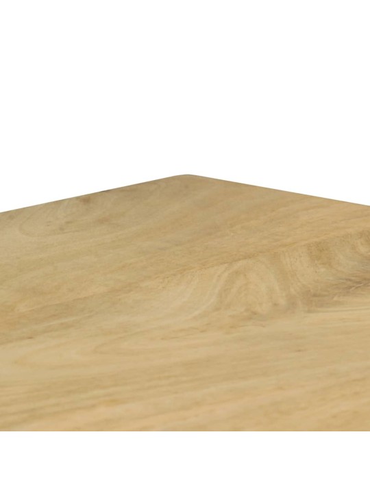 Jídelní stůl 115 x 55 x 76 cm masivní mangovník a ocel