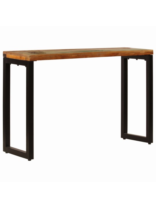 Konzolový stolek 120 x 35 x 76 cm recyklované dřevo a ocel