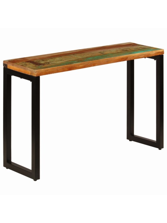 Konzolový stolek 120 x 35 x 76 cm recyklované dřevo a ocel