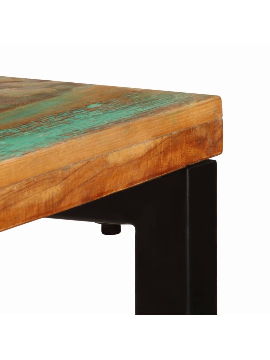 Konzolový stolek 120 x 35 x 76 cm recyklované dřevo a ocel