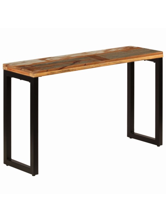 Konzolový stolek 120 x 35 x 76 cm recyklované dřevo a ocel