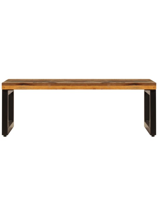 Konferenční stolek 100x50x35cm masivní recyklované dřevo a ocel