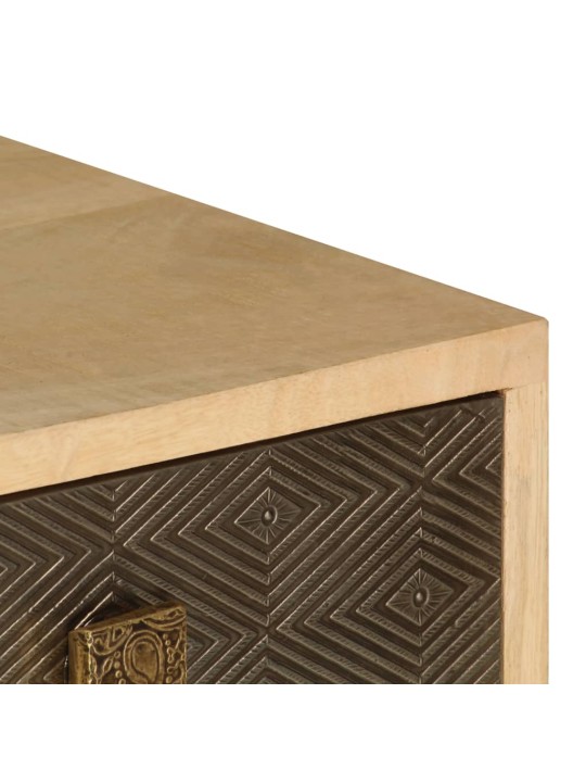 TV stolek 120 x 30 x 40 cm masivní mangovníkové dřevo