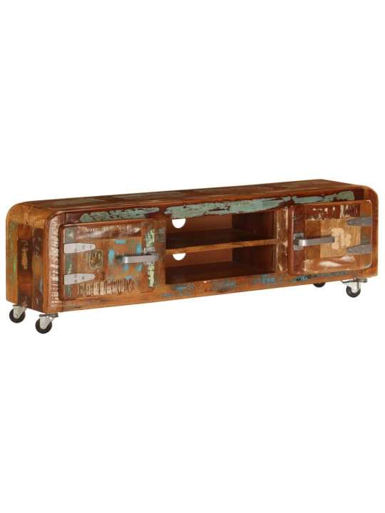 Tv stolek 120 x 30 x 36 cm masivní recyklované dřevo