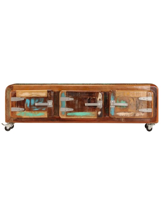TV stolek 120 x 30 x 37 cm masivní recyklované dřevo