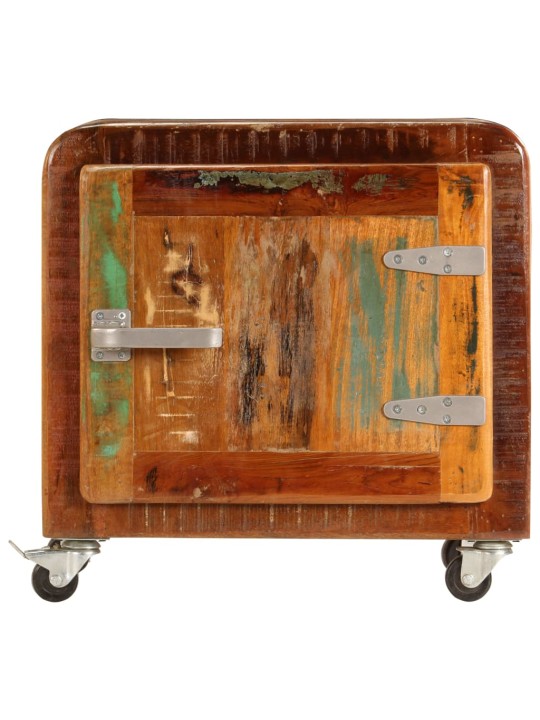 Noční stolek 50 x 30 x 50 cm masivní recyklované dřevo