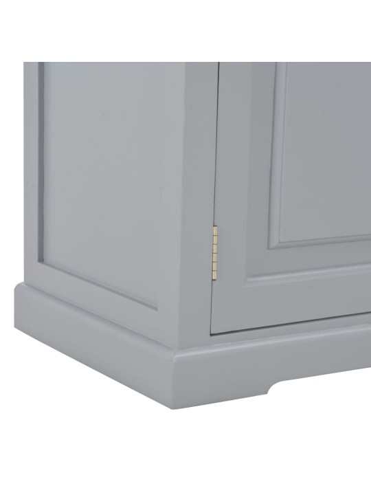 TV stolek šedý 120 x 30 x 40 cm dřevo