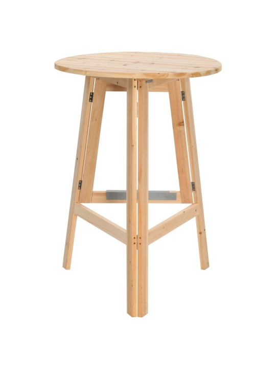Skládací barový stůl 78 cm jedlové dřevo