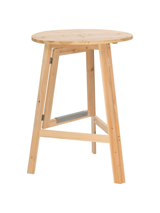 Skládací barový stůl 78 cm jedlové dřevo