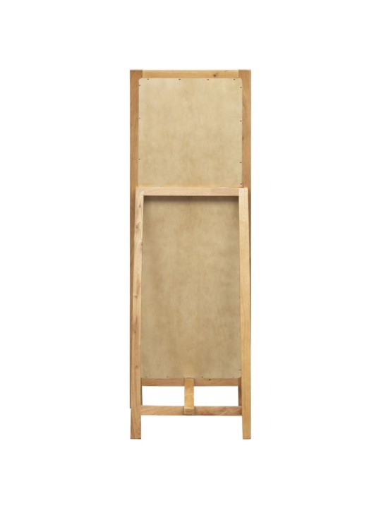 Stojací zrcadlo 48 x 46,5 x 150 cm masivní dubové dřevo
