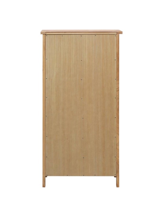Botník 76 x 37 x 105 cm masivní dubové dřevo