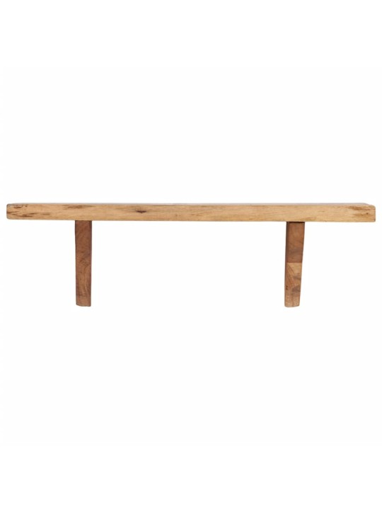 Nástěnné police 2 ks 60 x 20 x 18 cm masivní akáciové dřevo