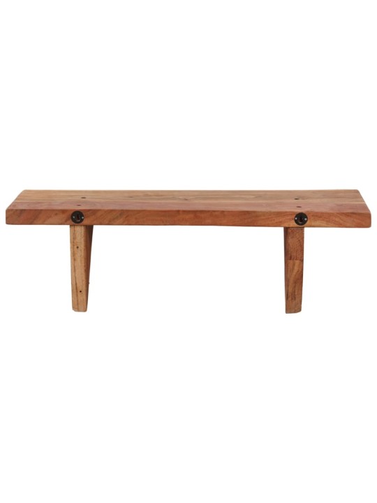 Nástěnné police 2 ks 60 x 20 x 18 cm masivní akáciové dřevo
