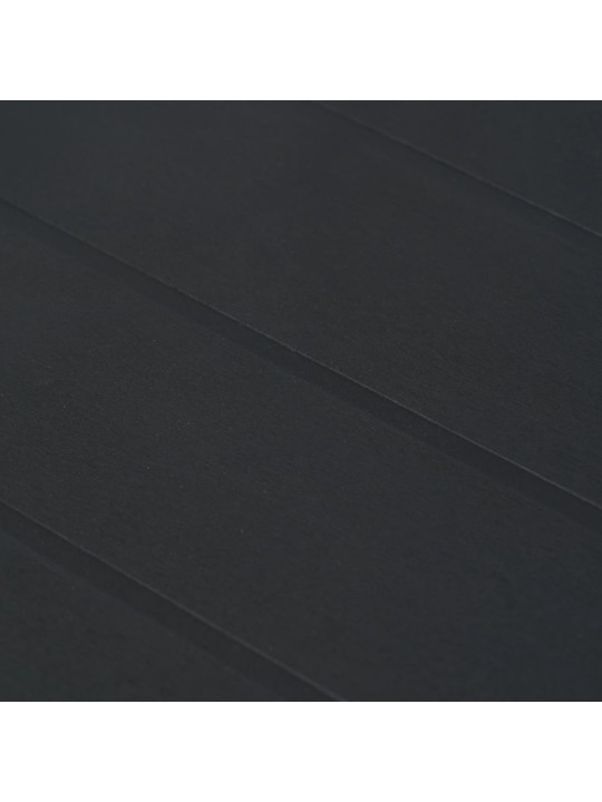 Zahradní stůl antracitový 220x90x72 cm plastový ratanový vzhled