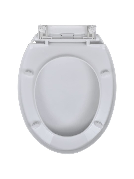 WC sedátka s funkcí pomalého sklápění 2 ks bílá plastová