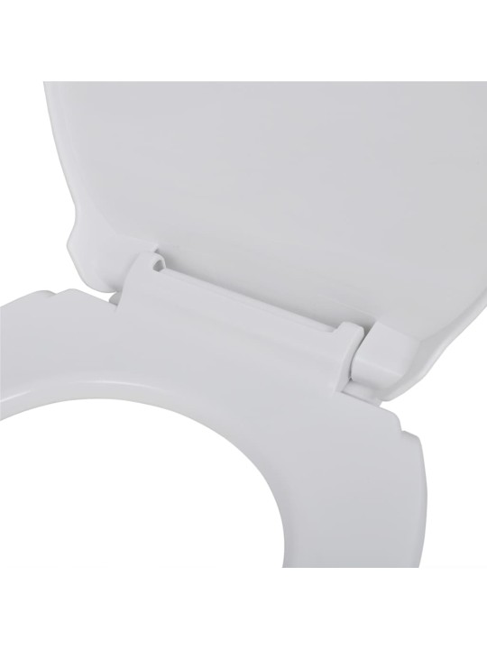 WC sedátka s funkcí pomalého sklápění 2 ks bílá plastová