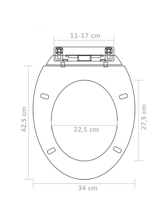 WC sedátka s funkcí pomalého sklápění 2 ks bílá plastová