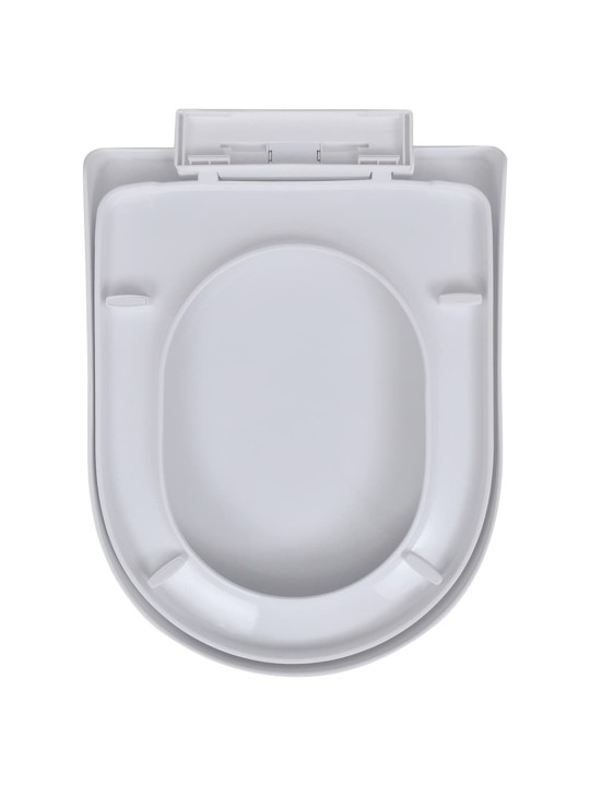 WC sedátka s funkcí pomalého sklápění 2 ks bílá plastová