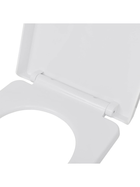 WC sedátka s funkcí pomalého sklápění 2 ks bílá plastová