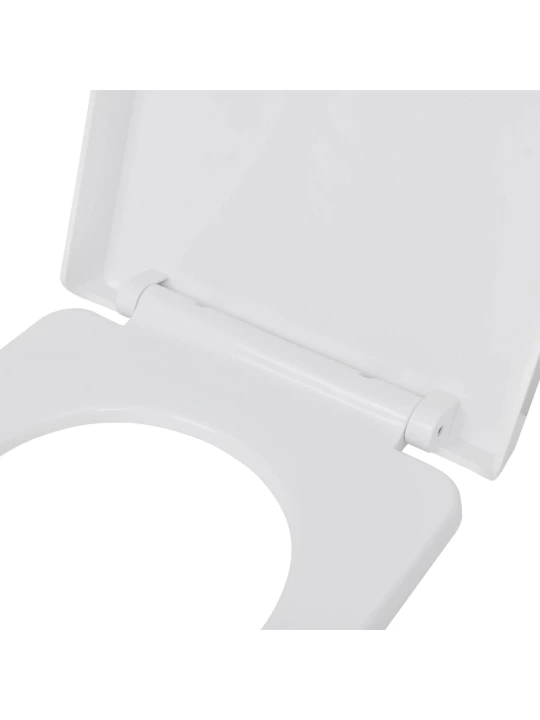 WC sedátka s funkcí pomalého sklápění 2 ks bílá plastová