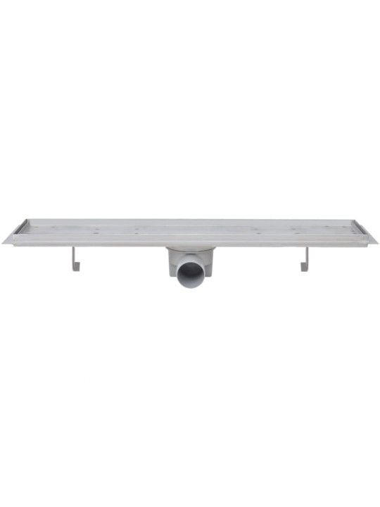 Sprchový odtokový žlab rovný 2 ks 630 x 140 mm nerezová ocel