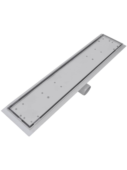 Sprchový odtokový žlab rovný 2 ks 630 x 140 mm nerezová ocel
