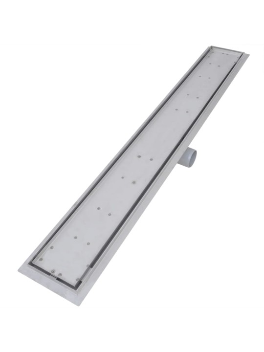 Sprchový odtokový žlab rovný 2 ks 930 x 140 mm nerezová ocel
