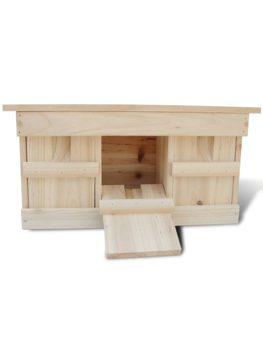 Ptačí budka pro špačky 2 ks 44 x 15,5 x 21,5 cm dřevo