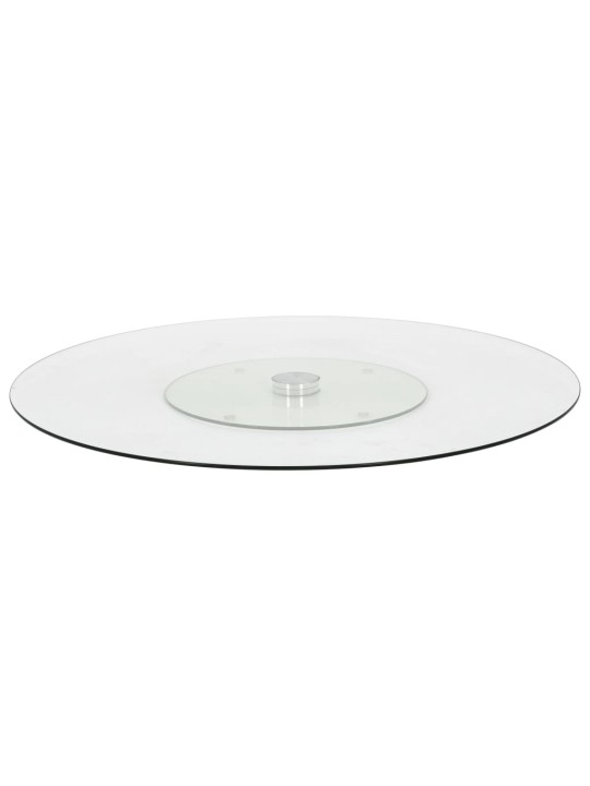 Otočný servírovací tác transparentní 60 cm tvrzené sklo