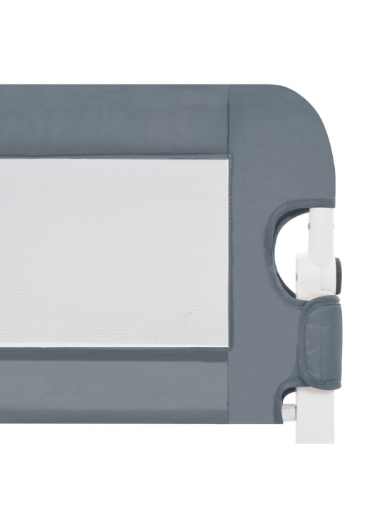 Dětská zábrana k postýlce zelená 120 x 42 cm polyester