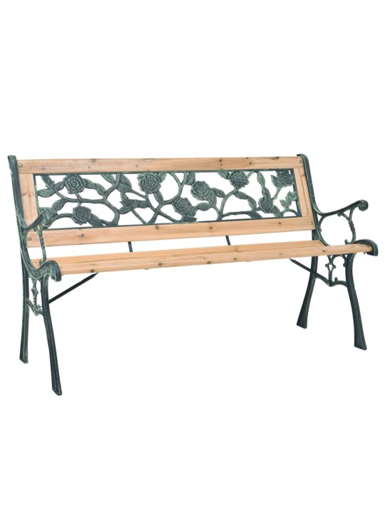 Zahradní lavice 122 cm dřevěná