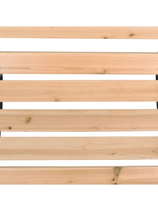 Zahradní lavice 122 cm dřevěná