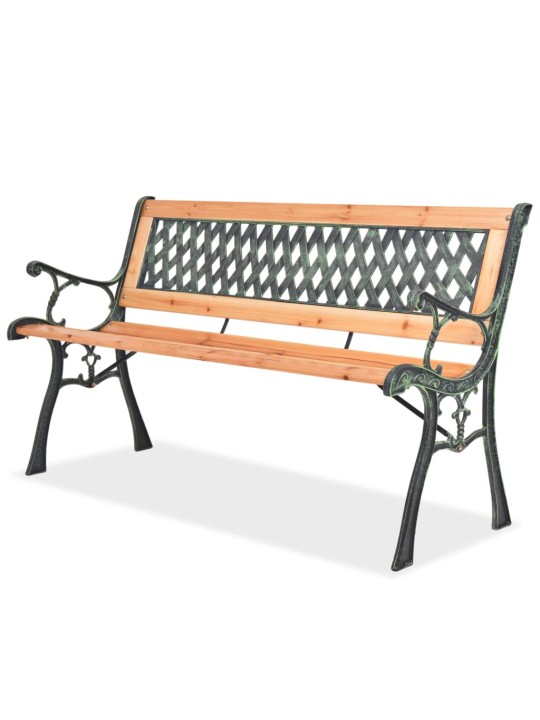 Zahradní lavice 122 cm dřevěná