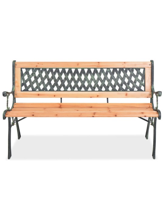 Zahradní lavice 122 cm dřevěná