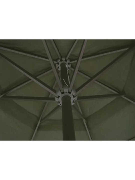 Slunečník zelený hliníkový 500 cm