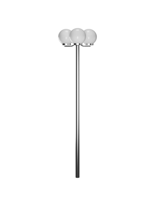 Vysoká zahradní lampa se 3 svítidly 220 cm