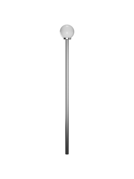 Vysoká zahradní lampa se 2 svítidly 220 cm