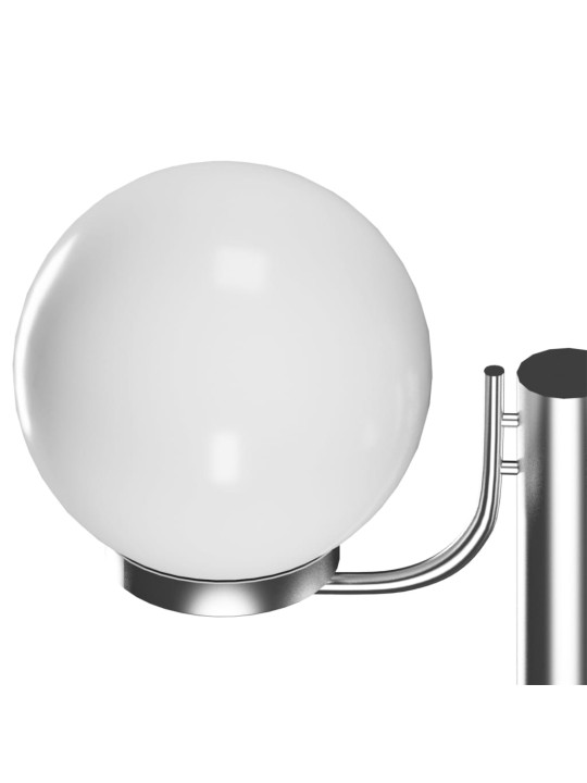 Vysoká zahradní lampa se 2 svítidly 220 cm