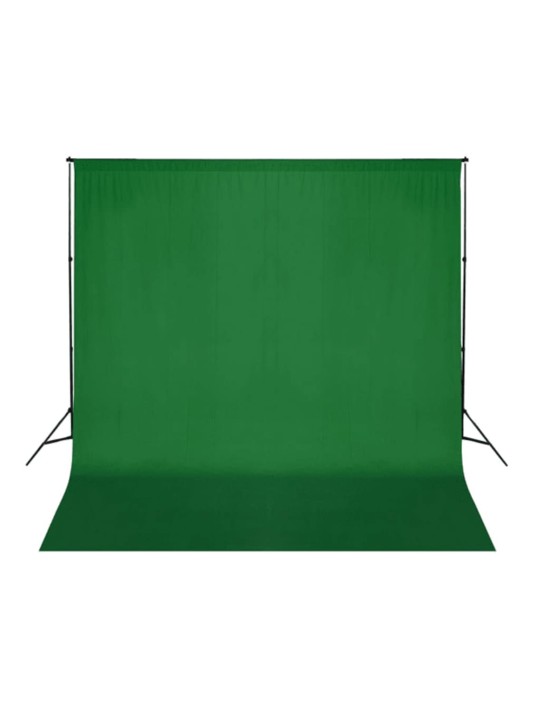 Fotopozadí bavlněné bez stojanu zelené 300 x 300 cm klíčovací