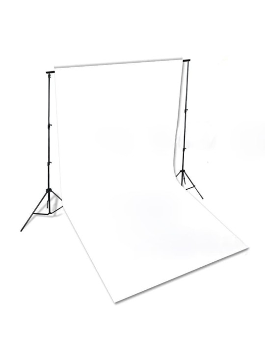 Fotopozadí bavlněné bez stojanu bílé 300 x 300 cm