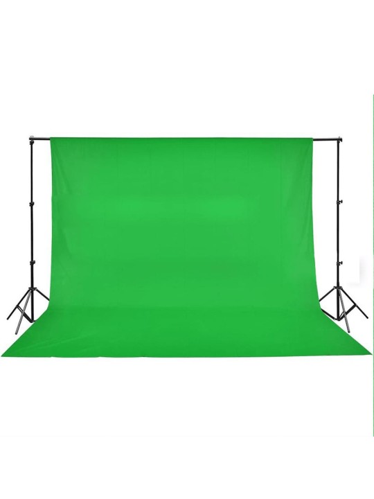 Fotopozadí bavlněné bez stojanu zelené 500 x 300 cm klíčovací