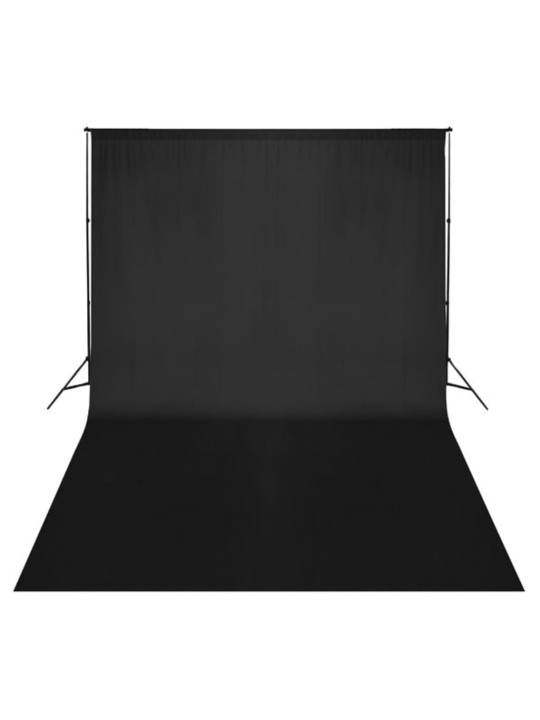 Fotopozadí bavlněné bez stojanu černé 500 x 300 cm